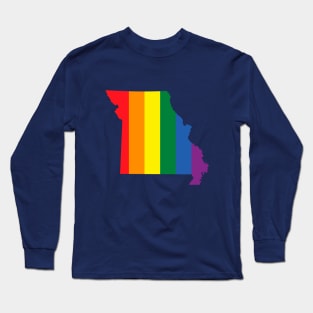 Missouri state LGBT Pride Long Sleeve T-Shirt